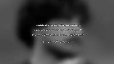 متن کامل آهنگ در سکوت شب خانه زد فریاد از عرفان طهماسبی