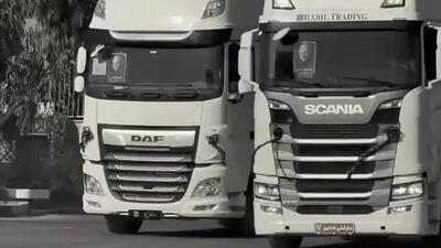  اقدام جالب راننده کامیون‌ها به مناسبت درگذشت محمد کاسبی