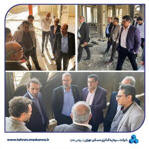  بازدید مدیران ارشد ثمسکن و ثتران از پروژه ایرانشهر اندیشه