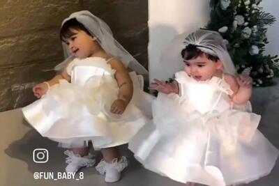  آواز شاد؛ دوقلوهای خوشمزه و ریزه با رقصشون دل و دینت رو میبرن آب قند لازم میشی