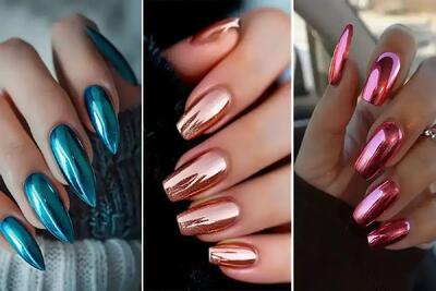  لاک های شیشه ای جدید کروم؛ با اینا هر انگشتتو که تو هوا تکون بدی دور و بریات غش میکنن