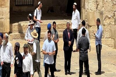  جولان بن گویر در مسجدالاقصی