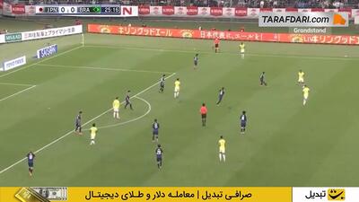 گل پائولو هنریکه به ژاپن روی یک کار تیمی زیبا (ژاپن 0-1 برزیل)
