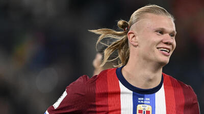  ارلینگ هالند معلم جغرافیا شد / عکس