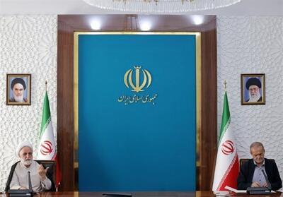 جلسه مشترک اژه‌ای و پزشکیان با اعضای مجمع کارآفرینان ایران - تسنیم