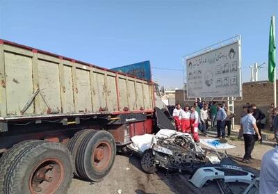 تصادف مرگبار در فسا؛ 5 نفر از کارکنان دانشگاه علوم پزشکی جان‌باختند - تسنیم