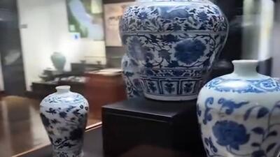 نمایشگاه «ارمغان ابریشم» افتتاح شد/ روایتی از هزاران سال پیوند فرهنگی ایران و چین با نمایش ۹۰ اثر