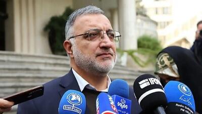 توئیت زاکانی درباره ایستگاه متروی مریم مقدس