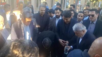  وزیر میراث فرهنگی به مقام شامخ شهدای کردستان ادای احترام کرد