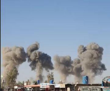  بمباران شدید شهرستان مرزی   اسپین‌بولدک  افغانستان توسط ارتش پاکستان 