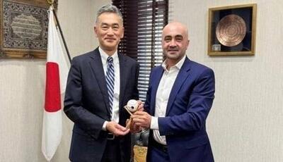  دیدار رئیس انجمن بیس‌بال و سافت‌بال ایران با سفیر ژاپن