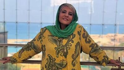 استایل «زرد و سبز» رابعه اسکویی در سفر به جزیره کیش (عکس)