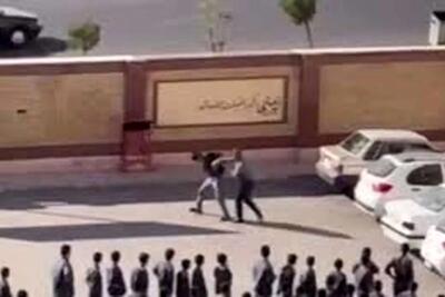 اخراج کادر مدرسه پرند در پی انتشار فیلم تنبیه بدنی