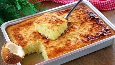  طرز تهیه کیک نارگیلی بدون نیاز به آرد و تخم مرغ