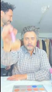 فیلمی از قبل و بعد گریم مردانه الناز شاکردوست