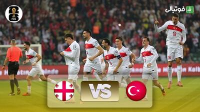 خلاصه بازی ترکیه 4-1 گرجستان