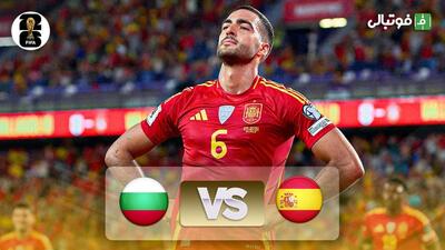 خلاصه بازی اسپانیا 4-0 بلغارستان