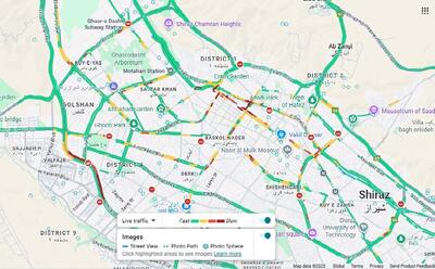  کاهش محسوس ترافیک در مرکز شیراز در مهرماه