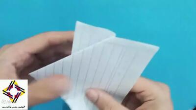  آموزش ساخت قایق کاغذی - آموزش اوریگامی - آموزش کاردستی کودکان