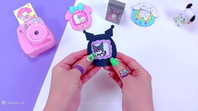  آموزش ساخت کاردستی کیوت دخترانه دفترچه یادداشت کورومی و سینامورول با کاغذ