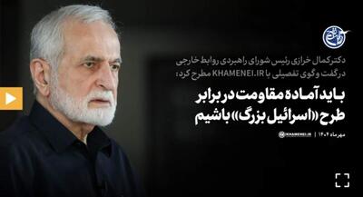  باید آمادۀ مقاومت در برابر طرح «اسرائیل بزرگ» باشیم | جهان نیوز