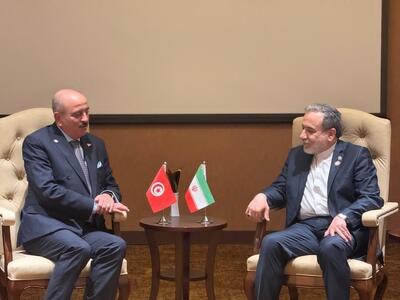  دیدار وزیران خارجه ایران و تونس