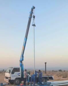  تأمین آب شرب پایدار برای ۸ روستای حاجی‌آباد با بهره‌برداری از یک چاه جدید