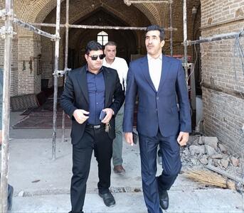  بازدید مدیرکل میراث فرهنگی لرستان از مسجد جامع بروجرد با هدف رفع موانع ثبت جهانی