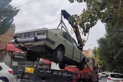  شناسایی ۸۷۰ خودروی فرسوده رهاشده در معابر تهران