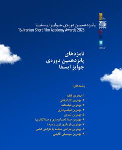 نامزدهای پانزدهمین دوره جوایز ایسفا اعلام شد