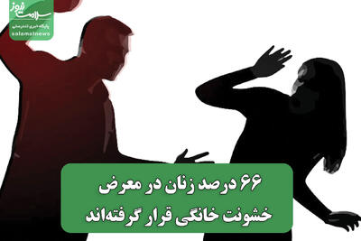  66 درصد زنان در معرض خشونت خانگی قرار گرفته‌اند