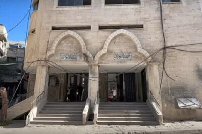 مسجدی در غزه که مورد هدف اسرائیل قرار نگرفت