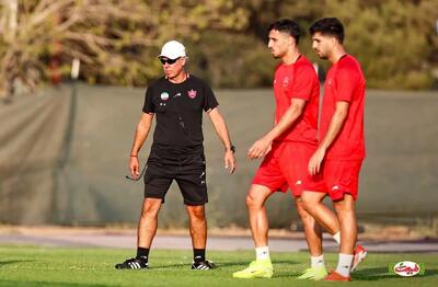 مهمان ویژه تمرین پرسپولیس
