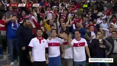 خلاصه بازی ترکیه مقابل گرجستان را ببینید+ویدئو