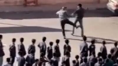 تصاویر ضرب و شتم وحشیانه یک دانش آموز
