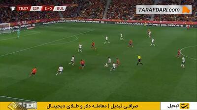 گل به خودی چرنیف مقابل اسپانیا (اسپانیا 3-0 بلغارستان)