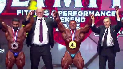  هادی چوپان نایب قهرمان مسترالمپیا شد