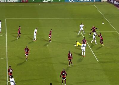  گل چهارم انگلیس به لتونی (گل به خودی)