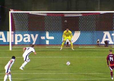  دبل هری کین، گل سوم انگلیس به لتونی