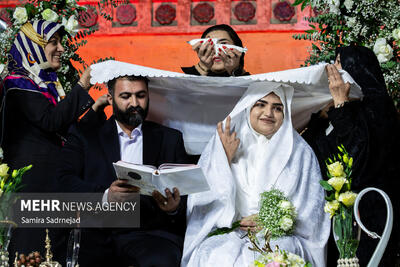 جشن ازدواج «دل آرام شهر»