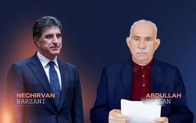 عبدالله اوجالان از نچیروان بارزانی برای تضمین موفقیت روندِ صلح در ترکیه درخواست کمک کرد  