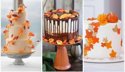  ایده‌ های لاکچری و ساده برای تزیین کیک تولد پاییزی در خانه