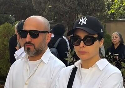  زن و شوهر سینمای ایران در تشییع پیکر ناصر تقوایی