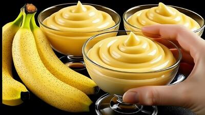  طرز تهیه موس موزی ایتالیایی در ۵ دقیقه بدون فر، بدون دردسر!