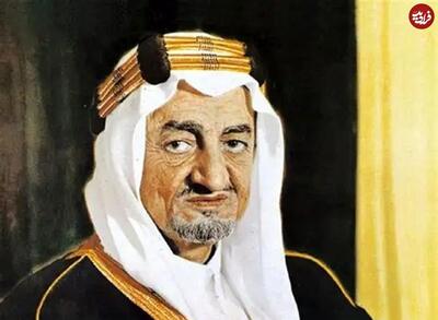  عکس/ ملک فیصل پادشاه عربستان ۸۷ سال پیش در حال نوشیدن چای در کنفرانس فلسطین | اقتصاد24