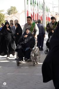 امانت ویلچر در گلزار مطهر شهدا