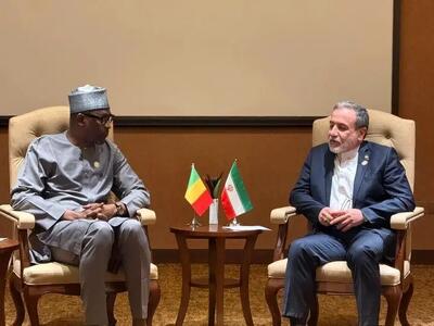  دیدار وزیر امور خارجه مالی با عراقچی