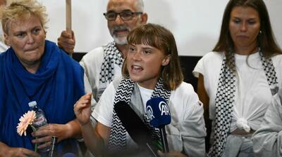  گرتا تونبرگ از پنج روز اسارت در اسرائیل گفت: «اگر با من چنین کردند، با فلسطینی‌ها چه می‌کنند؟» - ایران ویو 24