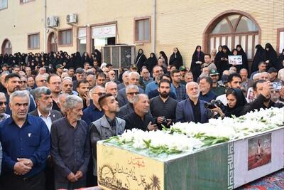  خاک گرگان میزبان عشق شد/ تشییع پرشور پیکر مطهر شهید محمد هاشم سلطانی پس از ۳۹ سال انتظار