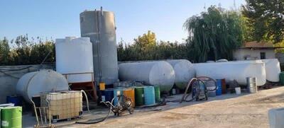  کشف ۲۵ هزار لیتر نفت سفید قاچاق در ملارد ویلای جنوبی